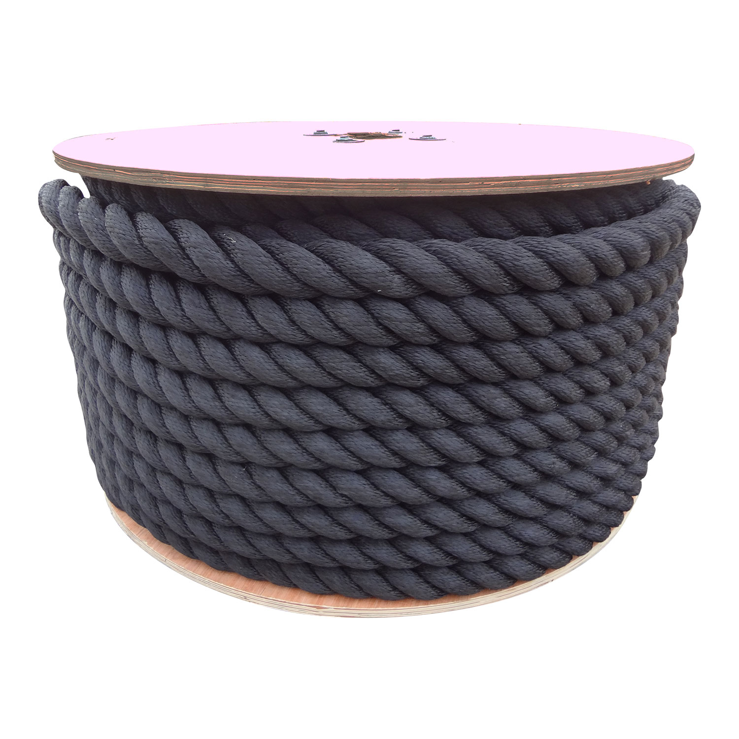 3-Strand Poly Dacron Black Battle Rope – Palmer Safety