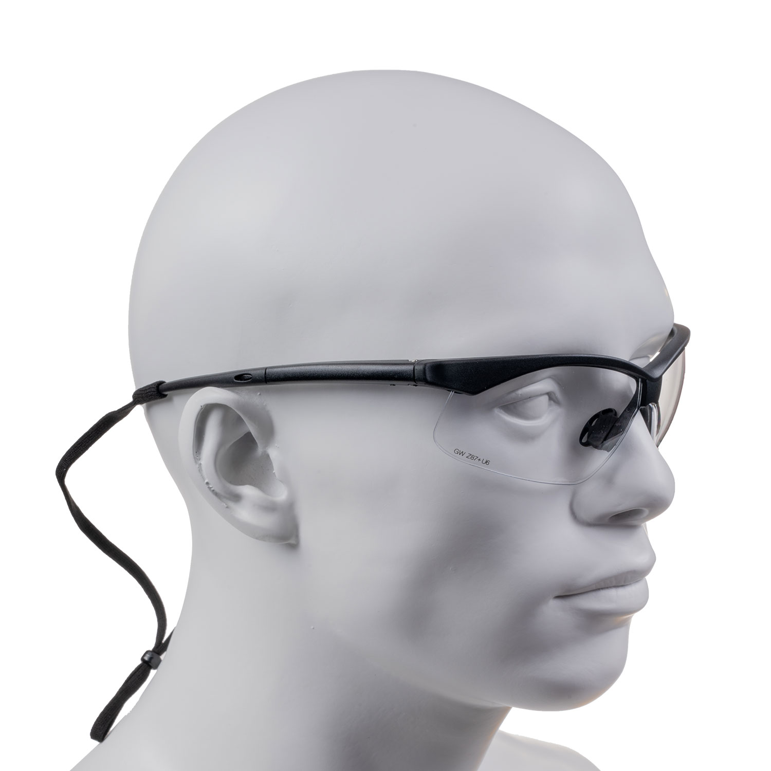The Convenient Neck Cord Keeps Glasses Always Within Reach. Cool-Looking Rival Safety Glasses Will Appeal to All Workers Palmer Grey//Hard Lens Lightweight