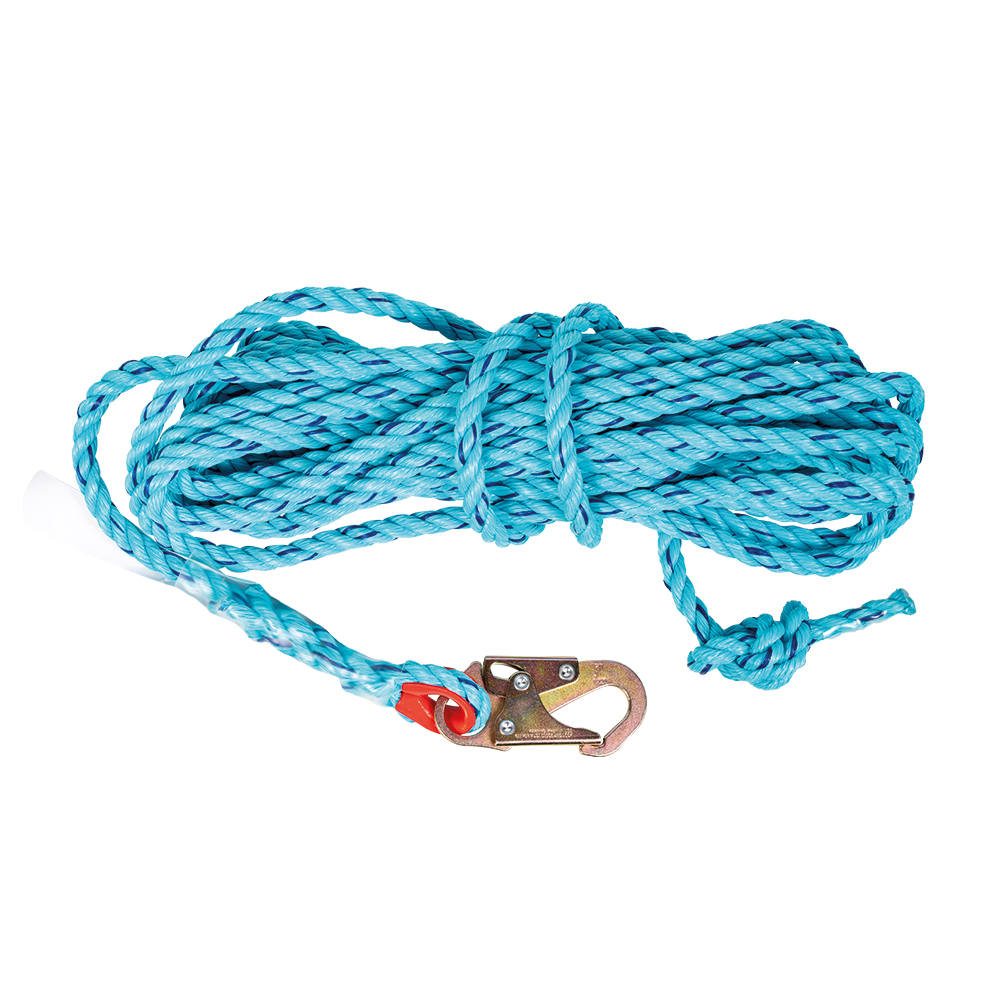 Vertical Rope Lifeline with One (1) Snap Hook – Palmer Safety